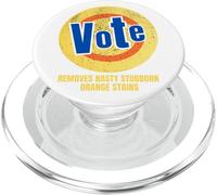 VOTE FUNNY ANTI-TRUMP ELECTION REMOVED NASTY ORANGE STAINS PopSockets PopGrip for MagSafe