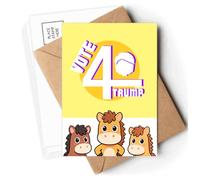 Vote Great Elected USA America Postcards Envelopes Cards Mailing Year Horse