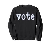 VOTE in Pale Blue Lettering Sweatshirt
