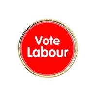 Vote Labour Political Election 26mm Metal Lapel Domed Pin Badge