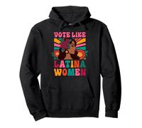 Vote Like Latina Women For Harris Walz 24 Hispanic Heritage Pullover Hoodie