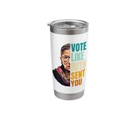 Vote Like Ruth Sent You RBG Quote Stainless Steel Insulated Tumbler