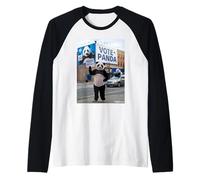 Vote Panda for President Funny Presidential Elections Raglan Baseball Tee