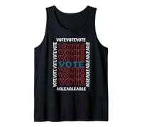 Vote Red White Blue Retro Voter Voting Election 2026 Tank Top