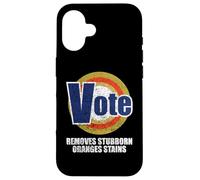 Vote Removes Stubborn Orange Stains! USA Election Democracy Case for iPhone 16