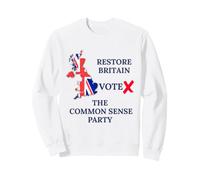 VOTE RESTORE BRITAIN UK PATRIOTS BRITISH PRIDE GB PROUD Sweatshirt