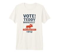 Vote Teddy Roosevelt Bull Moose Party Campaign Premium T-Shirt