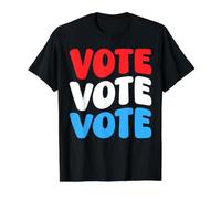 Vote Vote Vote Voting Awareness Voter Rights Retro Groovy Value Graphic T-Shirt, Men, Black, M