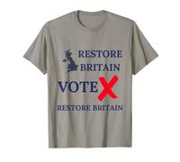 Vote X Restore Britain UK Patriots British Pride GB Proud T-Shirt
