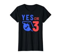 Vote YES ON 3! Value Graphic T-Shirt, Women, Black, S
