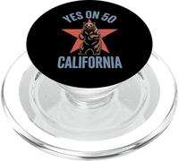 Vote Yes on Prop 50, California Voting Design USA Patriotic PopSockets PopGrip for MagSafe