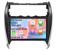 Votheon Android Car Radio for Toyota Camry 2012 2013 2014, 4GB+64GB, Octa-core, WiFi, 10.1-inch Touch Screen, GPS Navigation CarPlay Android Auto SWC FM/AM/RDS Radio, Bluetooth
