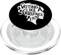 Voting like a Girl Since 1920 19th Amendment Anniversary 100 PopSockets PopGrip for MagSafe