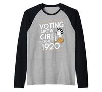 Voting Like A Girl Since 1920 Women’s Rights Feminist Raglan Baseball Tee