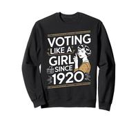 Voting Like A Girl Since 1920 Women’s Rights Feminist Sweatshirt