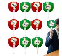 Voting Paddles Funny Double Sided Yes No Answer Sign | True False Paddles for Student Teacher Workplace School Classroom Event Gathering