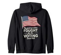 Voting Since 1920 Women History Equality Fighters Zip Hoodie