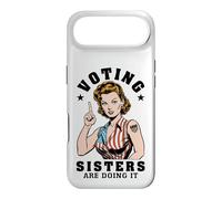 Voting Sisters Are Doing It Funny Feminist Voter USA Flag Case for iPhone Air