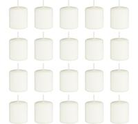 Votive Candles 9-Hour Burn - Creamy White Dinner & Wedding Candles - Long Burning Wick - Home Décor, Table Centrepiece, Christmas & Event Use