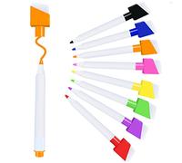 VOTON Whiteboard Pens, 8 Pcs Magnetic Whiteboard Markers and Eraser set Fine Tip White Board Pens with Dry Wipe Markers for Kids