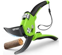 VOTREK 8.5" Bypass Garden Secateurs for Weak Hands,【Patented Stepless Handle Opening】 Professional Pruning Shears, Heavy Duty Pruners Gardening Scissor for Branch Plant Flower, 【SK5 Steel Blades】