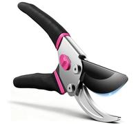 VOTREK® Bypass Garden Secateurs, 8.5" Professional Pruning Shears, Heavy Duty Hand Pruners Gardening Scissor for Fresh Branch Plant Flower Bonsai, 【SK5 Steel Blade】【Ergonomic Handle】【Built-in Spring】