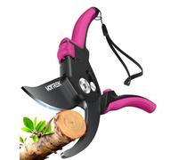 VOTREK Bypass Secateurs for Small Hands with Continuously Adjustable Grip, SK5 Steel Blade & Sealed Spring-21.5cm Professional Pruning Shears for Rose, Branch, Plant, Garden Pruner Scissor Hedge Shear