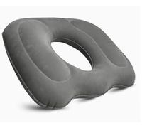 Votuda Inflatable Donut Pillow - Gray, Hemorrhoid & Tailbone Pain Relief, Postpartum, Sciatica, Bedsores, Low Back Comfort Cushion