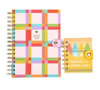 VOTUM Teacher Appreciation Notebook Gift Set - Spiral Journal with Mini Notebook, Inspirational Teacher Gift