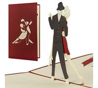 Voucher for Dancing Course or Dance Class, Greeting Card, Invitation to Dance Party, Card for Dancers, H07