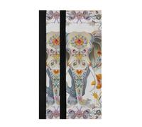 voucong Boho White Elephants Refrigerator Door Handle Covers Washable Home Decor Keep Kitchen Appliances Clean Off Stains Scratches for Oven