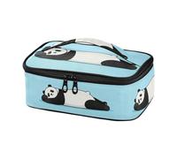 voucong Cartoon Cute White Black Panda Lunchbox for Boys Insulated Bags Hiking lonchera para comida