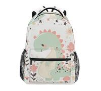 voucong Cartoon Dinosaur Childlike Doodle Style Pastel Colors sports backpack for kids with big bookbag for 10-12 year old mochilas para la escuela