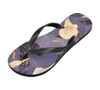 voucong Chic White and Purple Calla Lily Vintage rubber women flip flops comfortable flops men for walking (prop1)