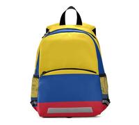 voucong Colombia Colombian National Flags Blue Red Yellow kids mini backpack chest clip bookbag for 3-4 year old mochilas para ni?as de 2 a?os