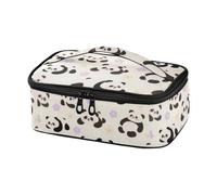 voucong Cute Cartoon White Panda Men Lunch Bag Insulated Bag Large Capacity bolso termico para comida