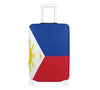 voucong Elastic Carry on Luggage Cover Protector Scratchproof Cover for Suitcase Baggage Protector Fit 18-32 Inch Philippines Flag Filipino Philippine National