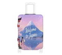 voucong Elastic Carry on Luggage Cover Scratch-Resistant Fit Carry on Suitcase Cover Luggage Protector Fit 18-32 Inch Welcome to Japan Scenery Culture