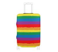 voucong Elastic Extra Large Luggage Cover Carry on Suitcase Cover Suitcase Protector Fit 18-32 Inch Rainbow Pride Flag LGBT Pride Day Month Parade LGBTQ Community