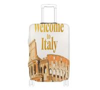 voucong Elastic Luggage Cover Large Anti Scratch Covers for suitcases Suitcase Protector Fit 18-32 Inch Welcome to Italy Scenery Culture