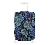 voucong Elastic Luggage Cover Protector Scratchproof Suitcase Cover Luggage Protector Fit 18-32 Inch William Morris Grape Blue