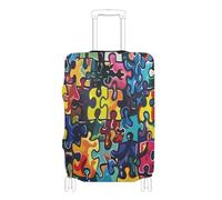 voucong Elastic Luggage Cover Protector Washable Suitcase Covers Luggage Protectors Fit 18-32 Inch Autism