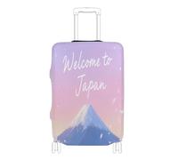 voucong Elastic Luggage Cover Scratch-Resistant Fit Suitcase Covers Luggage Protection Fit 18-32 Inch Welcome to Japan Scenery Culture