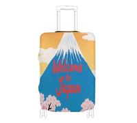 voucong Elastic Luggage Covers for suitcases Scratch-Resistant Fit Baggage Cover Suitcase Protector Fit 18-32 Inch Welcome to Japan Scenery Culture