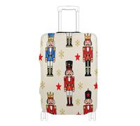voucong Elastic Luggage dust Cover Scratch-Resistant Fit Suitcase Cover Luggage Protection Fit 18-32 Inch Childish Cartoon Nutcracker Soldiers Pattern