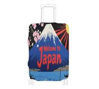 voucong Elastic Luggage Protector Cover Anti Scratch Cover for Suitcase Suitcase Protector Fit 18-32 Inch Welcome to Japan Scenery Culture