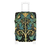 voucong Elastic Luggage Protector Covers Anti Scratch Baggage Cover Luggage Protectors Fit 18-32 Inch William Morris Green Life Tree