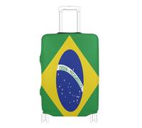 voucong Elastic suitcases Covers for Luggage Scratch-Resistant Fit Elastic Suitcase Covers Travel Essentials Fit 18-32 Inch Brazil Flag Green Brazilian National