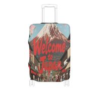 voucong Elastic Travel Luggage Cover Protector Scratch-Resistant Fit Covers for suitcases Travel Accessories Fit 18-32 Inch Welcome to Japan Scenery Culture