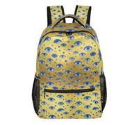voucong Evil Eye Gold kid backpacks with big bookbag for boy